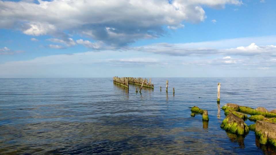 Sea, Sky, Horizon, Coast photo