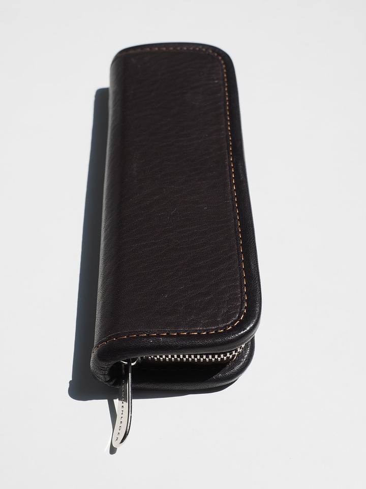 Case leather case zip