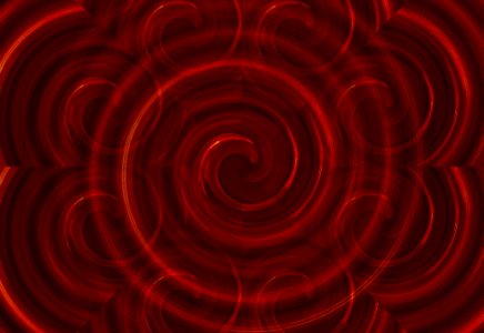 Red, Spiral, Circle, Vortex photo