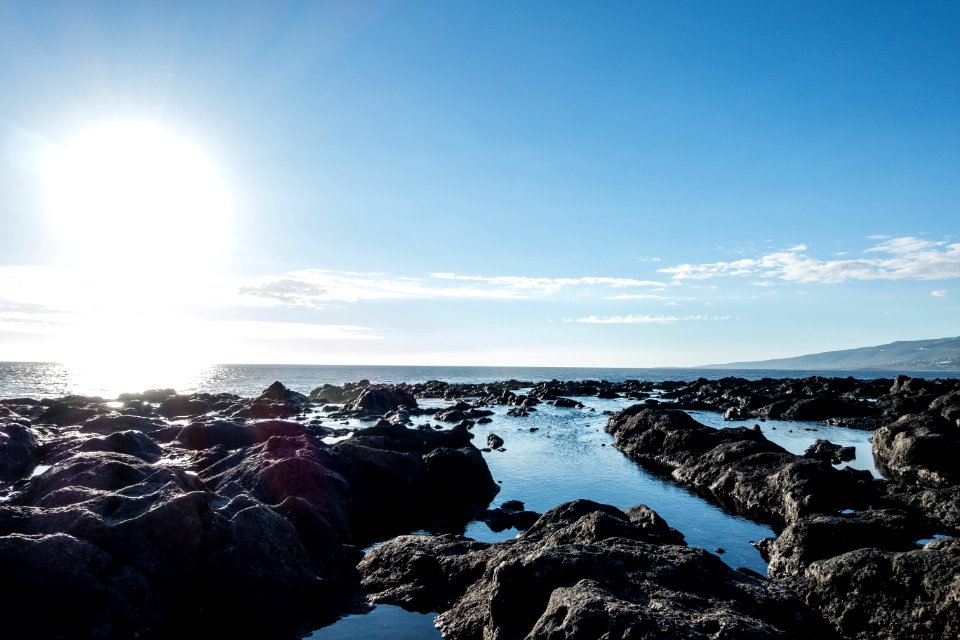 Sea, Sky, Shore, Rock