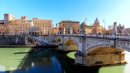 Waterway, Landmark, Bridge, Reflection