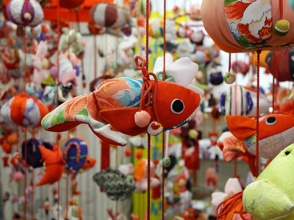Japanese toy display