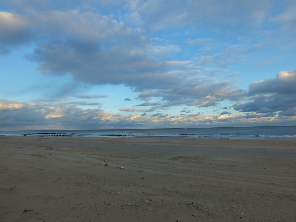 Atlantic sand sunset