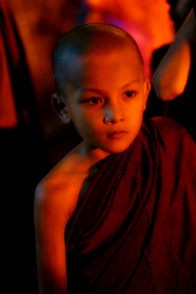 Person, Forehead, Boy, Monk