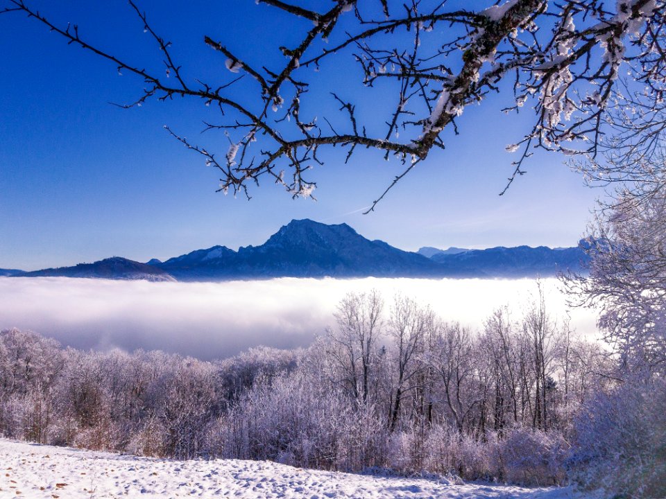 Winter, Snow, Sky, Nature
