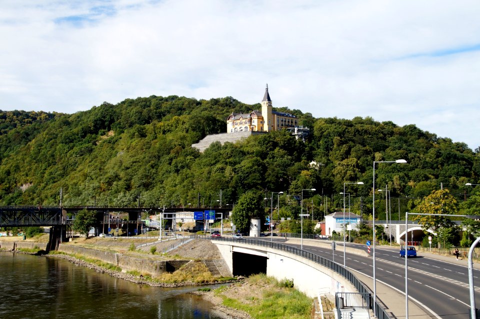 Transport, Town, Bridge, Sky