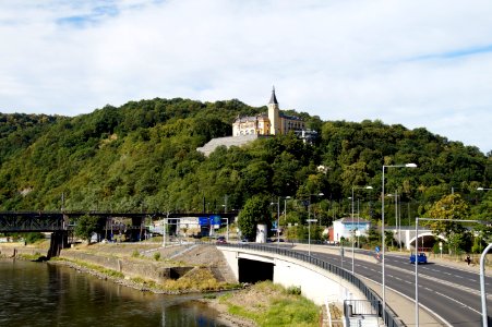 Transport, Town, Bridge, Sky