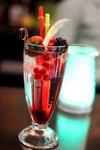 Drink, Dessert, Non Alcoholic Beverage, Knickerbocker Glory