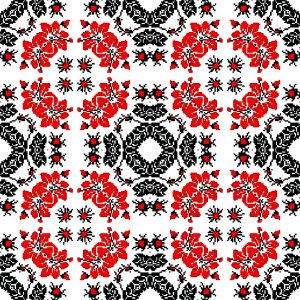 Black, Pattern, Flower, Black And White