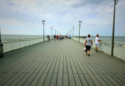 Pier, Sea, Boardwalk, Sky photo