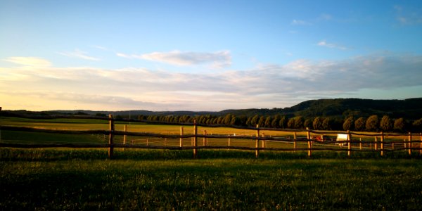 Sky, Field, Grassland, Farm