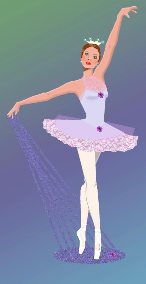 Dancer, Ballet Tutu, Purple, Ballet