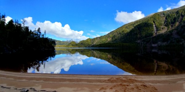 Reflection, Wilderness, Lake, Sky