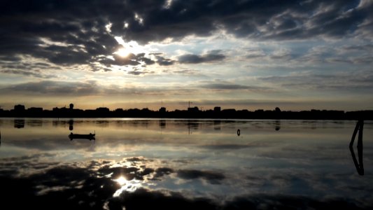 Reflection, Sky, Water, Cloud