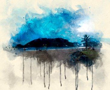 Watercolor Paint, Painting, Aqua, Water