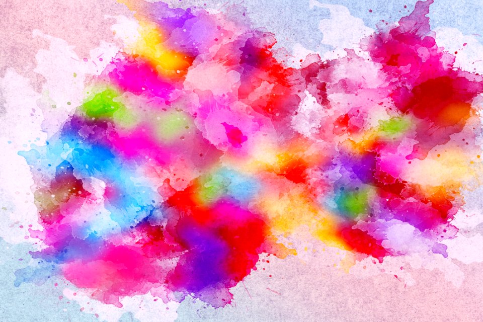 Pink, Watercolor Paint, Sky, Magenta