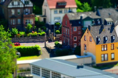 Town, Home, Residential Area, House