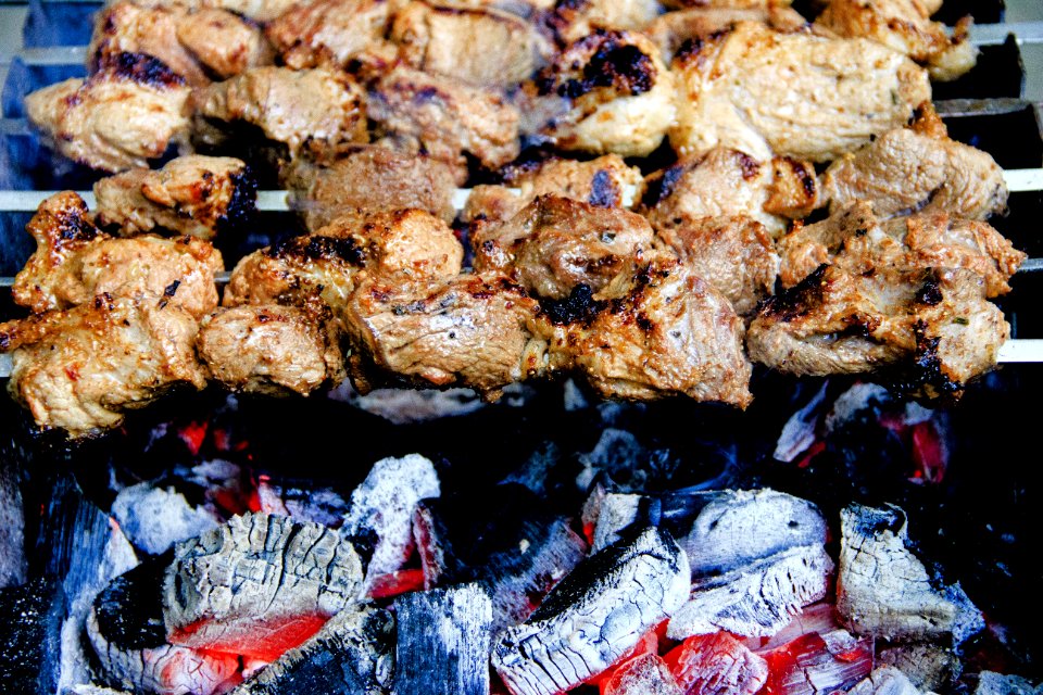 Meat, Food, Grilled Food, Skewer