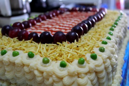 Cake, Dessert, Buttercream, Whipped Cream photo