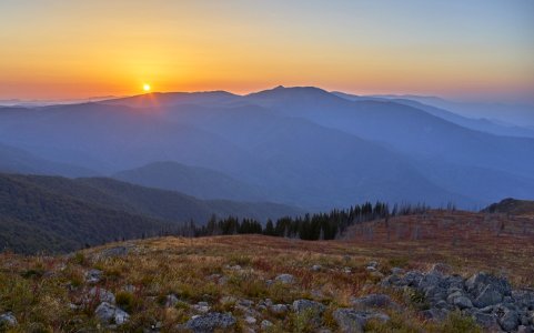 Ridge, Highland, Wilderness, Sky
