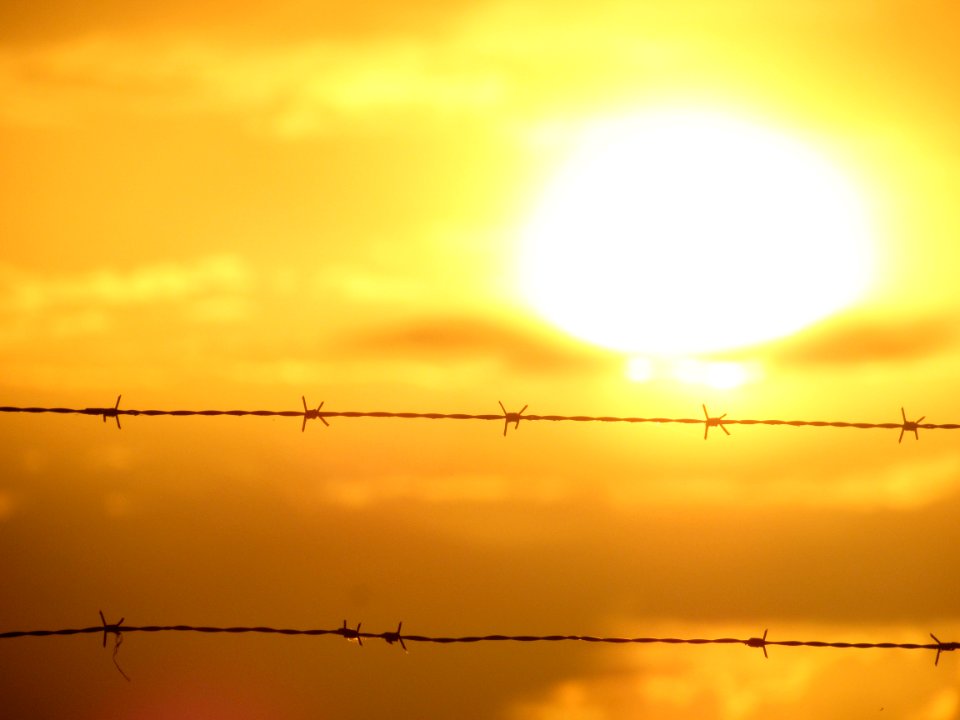 Sky, Afterglow, Sun, Horizon