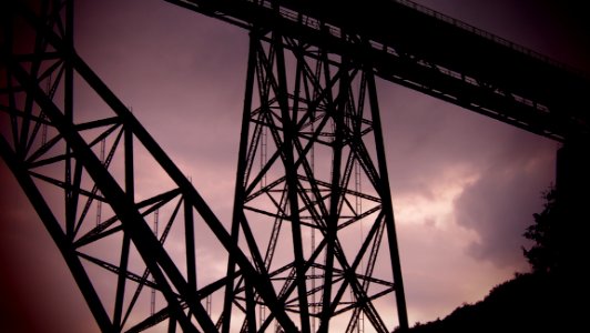 Sky, Structure, Bridge, Cloud