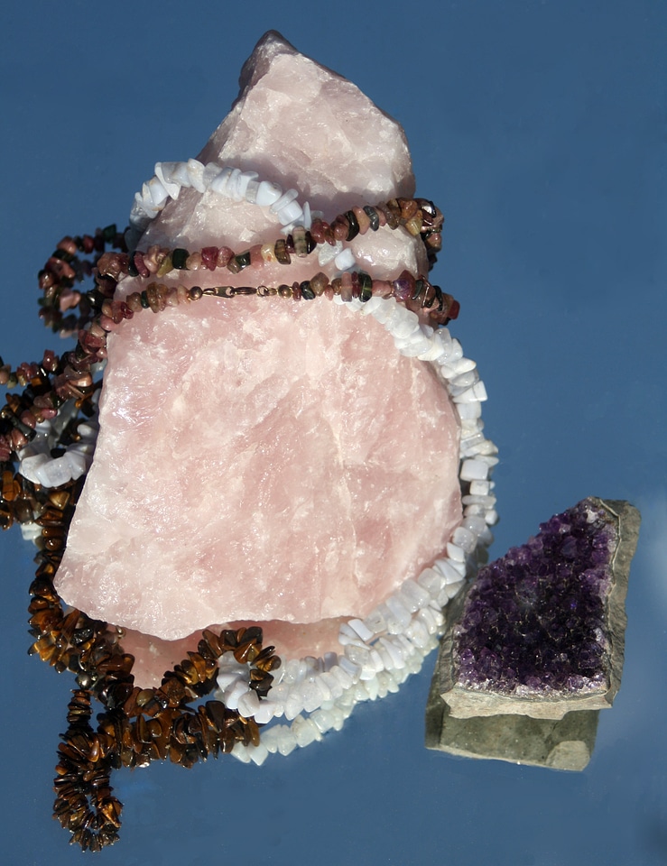 Jewellery decoration amethyst