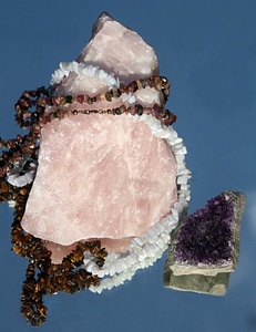 Jewellery decoration amethyst