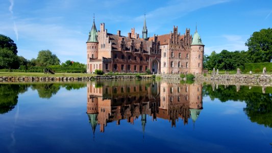 Reflection, Waterway, Chteau, Water Castle photo