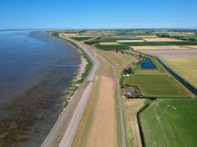 Waterway, Aerial Photography, Birds Eye View, Estuary photo