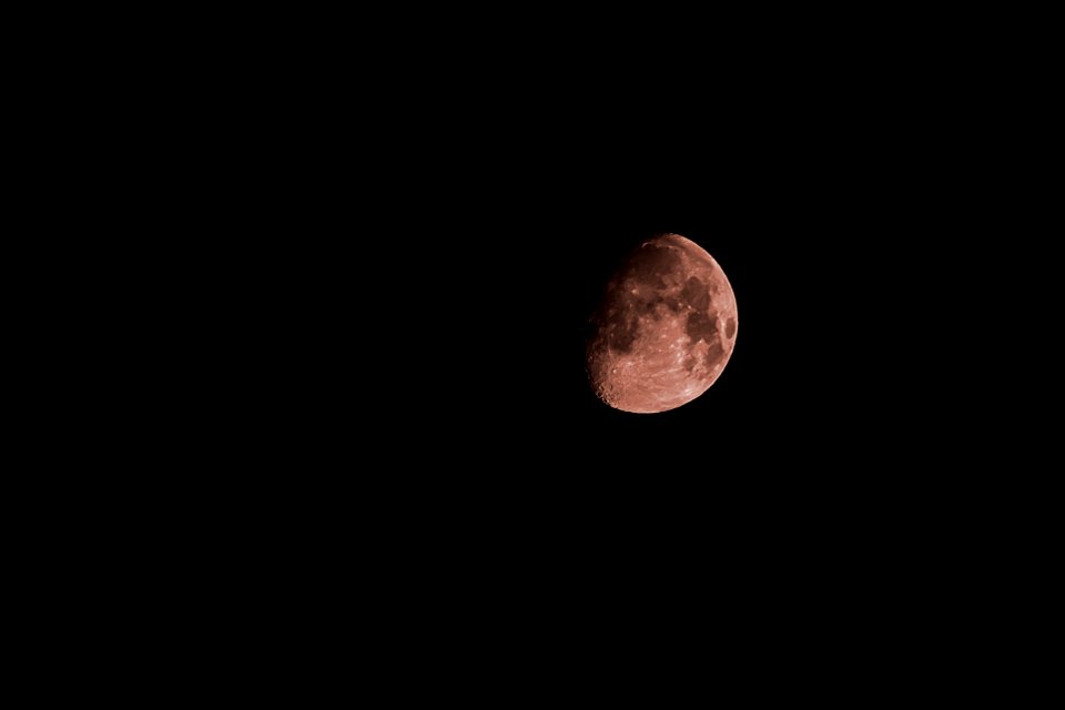 Moon Atmosphere Night Sky