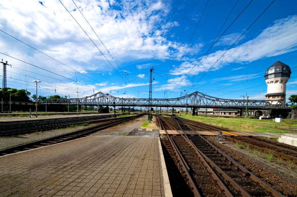 Track Sky Transport Landmark
