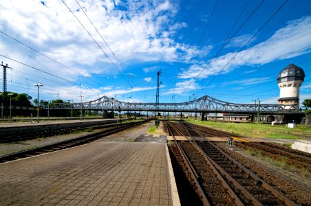 Track Sky Transport Landmark