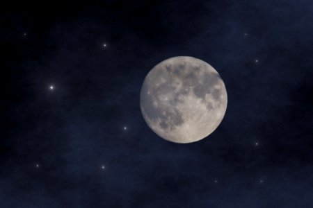 Moon Atmosphere Sky Night