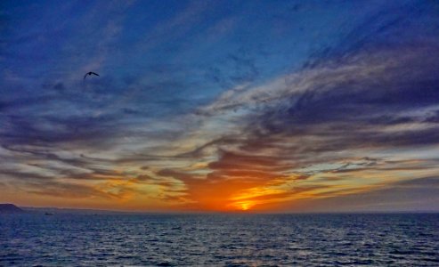 Sky Horizon Sea Sunrise photo