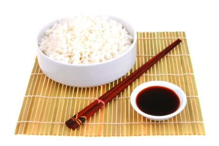 Steamed Rice White Rice Rice Cuisine photo