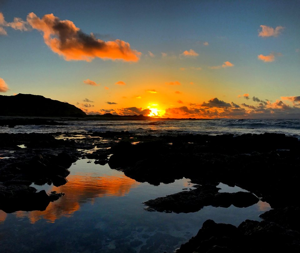 Sky Sea Reflection Horizon