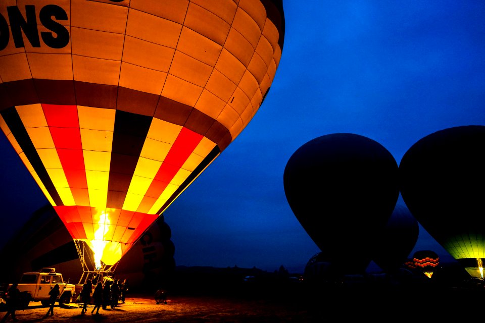 Hot Air Ballooning Hot Air Balloon Sky Yellow