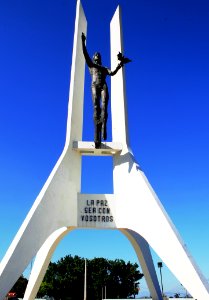 Monument Sky National Historic Landmark Statue