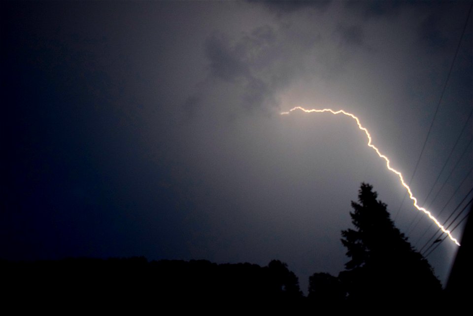 Sky Thunder Lightning Atmosphere