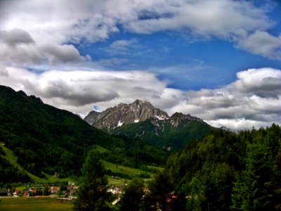 Sky Highland Mountainous Landforms Cloud