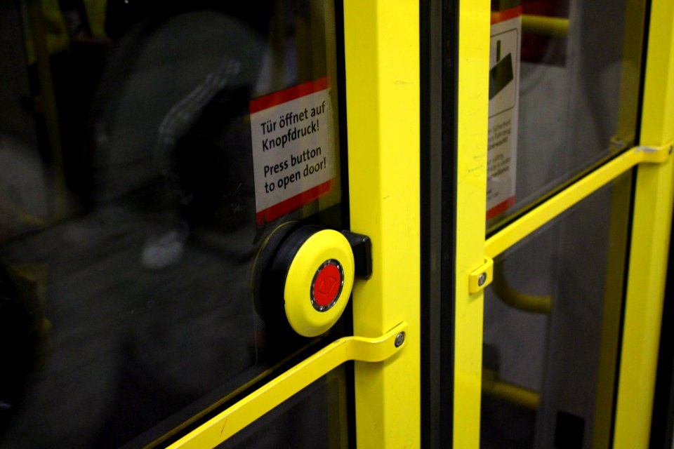 Yellow Signage Vehicle
