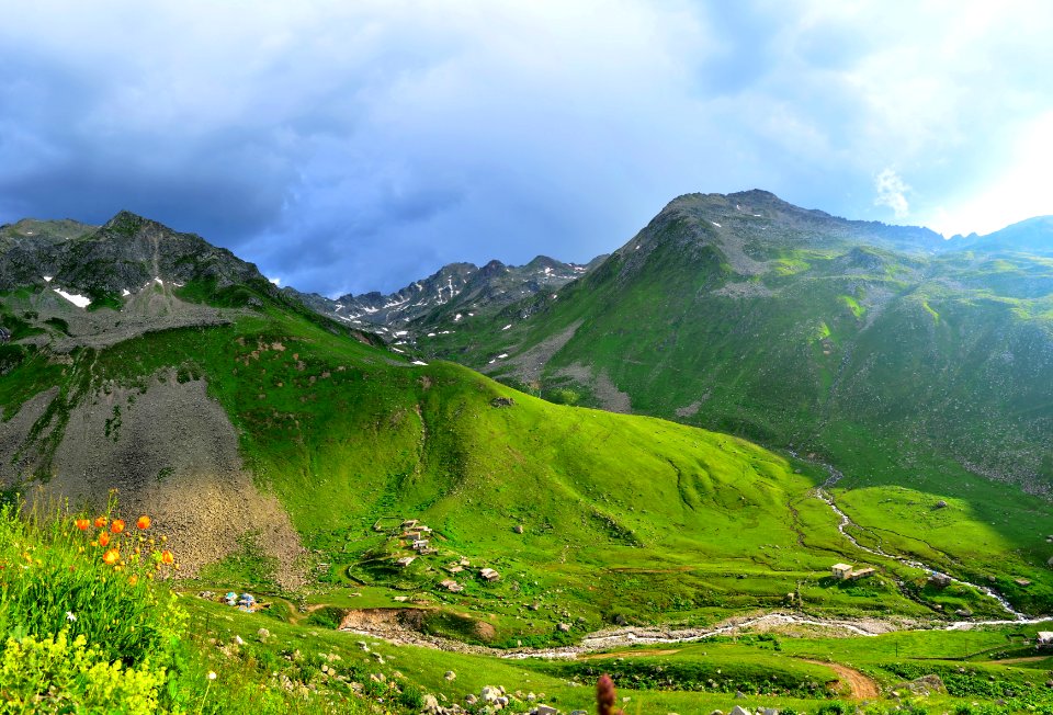 Highland Grassland Mountainous Landforms Nature