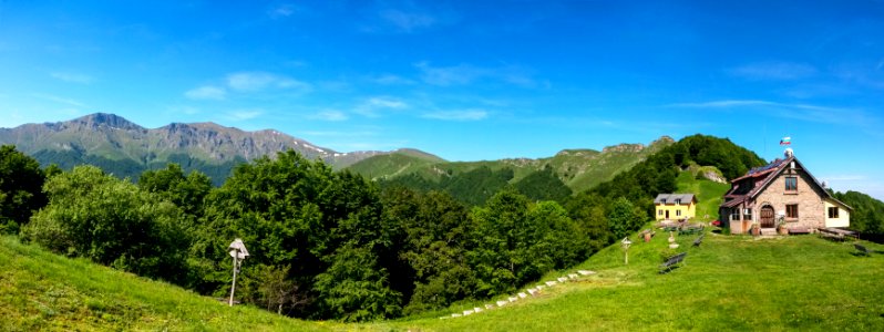 Mountainous Landforms Nature Mountain Range Sky photo