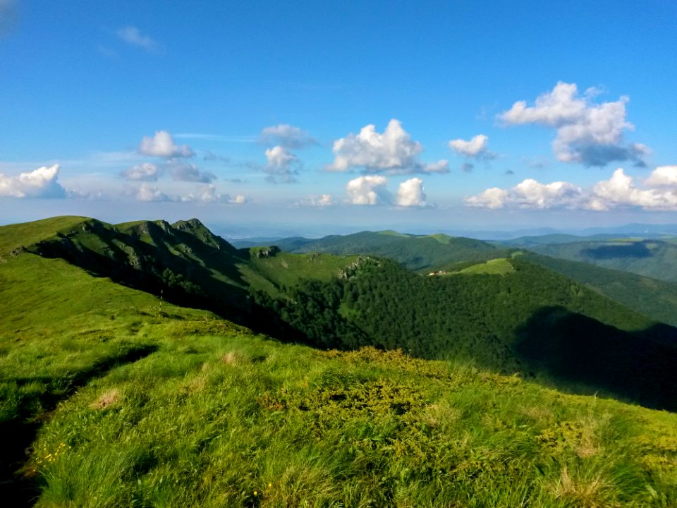 Highland Grassland Ridge Mountainous Landforms photo