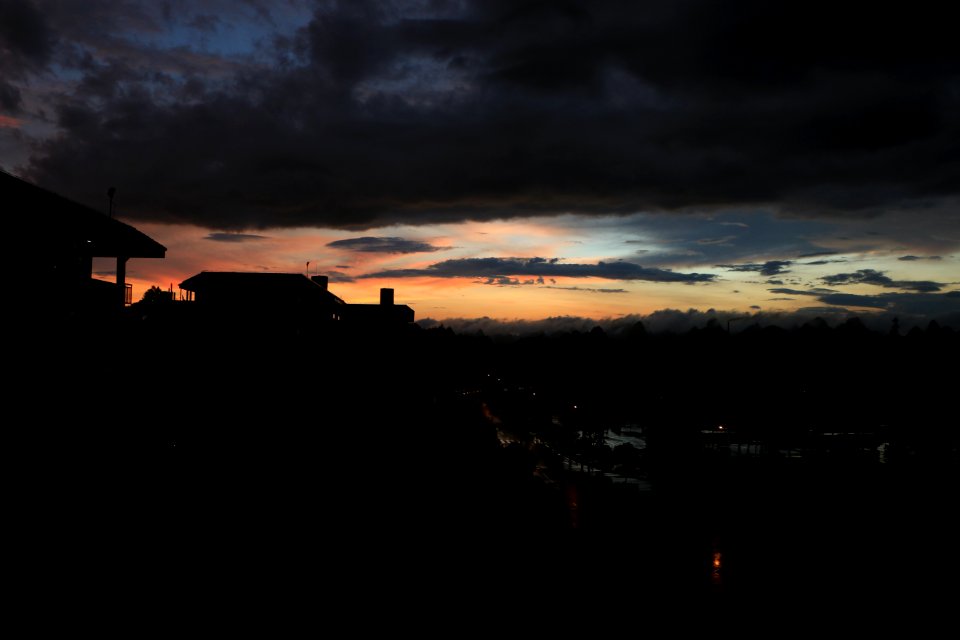 Sky Sunset Cloud Afterglow
