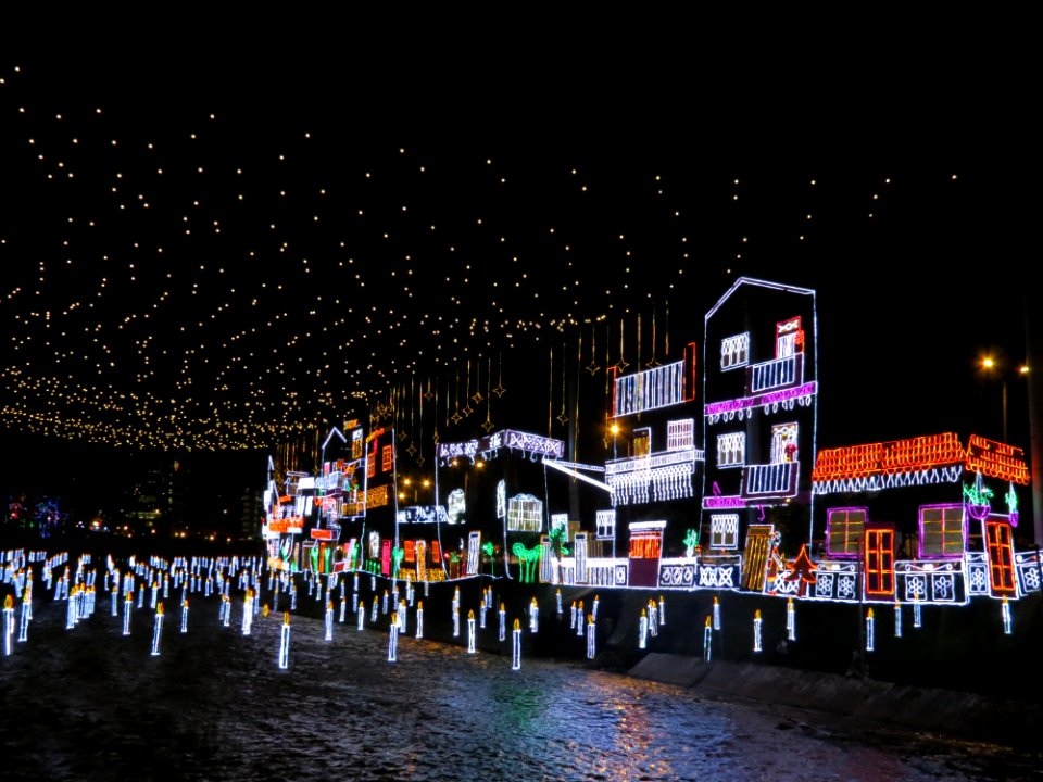 Night Light Structure Urban Area