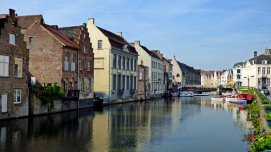 Waterway Canal Body Of Water Town photo