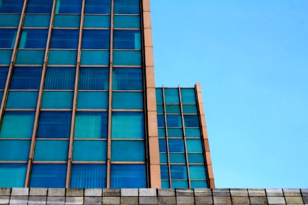 Blue Building Landmark Daytime photo
