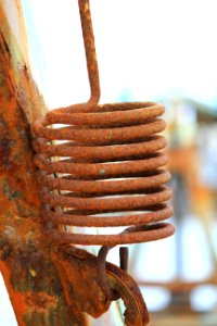 Metal Wood Rope Copper photo